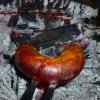 la salsiccia alla brace